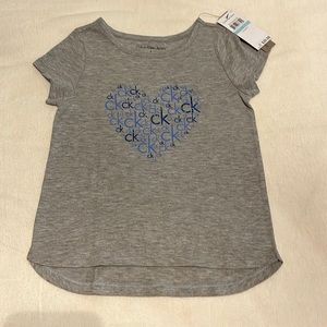 Girls Calvin Klein Jeans T-shirt/Top Size 5 NWT
